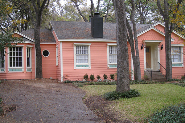 a fresh painted house